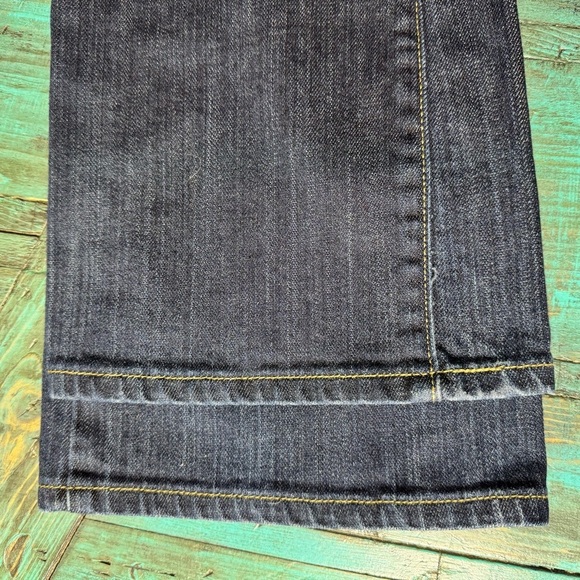 Levi's 633 Y2K Green Tab Eco Line Low Rise Bootcut Dark Wash Size 28 - Picture 13 of 13